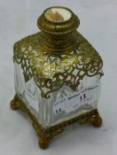 A Palais Royal scent bottle mounted with a miniature