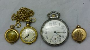 Four pocket watches
