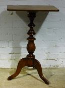 A Victorian mahogany tripod table