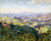 F C W FOSBERY (20th century) British Mountainous Landscape Watercolour Signed and dated 1915,