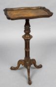 A Regency rosewood flower stand or table,