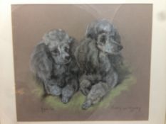 *AR MARJORIE COX (1915-2003) British Suzy and Honey Pastels Signed and dated 1965 46.5 x 40.