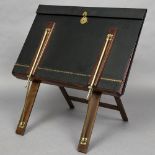 A Victorian Bunyards patent folio stand Of typical folding form,