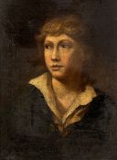 ENGLISH SCHOOL (19th century) Portrait of a Young Man Oil on canvas 36 x 49.