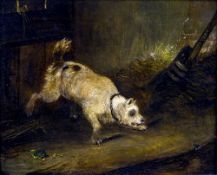 Attributed to GEORGE ARMFIELD (1808-1893) British Ratter Oil on canvas 30 x 24.