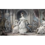 EDWARD FRANCIS BURNEY (1760-1848) British A Fashionable Party at a Private Play;