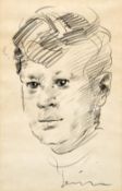 *AR ROBERT OSCAR LENKIEWICZ (1941-2002) British Portrait of a Young Boy Pencil Signed 20.5 x 31.