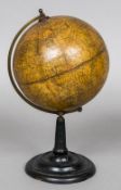 A 19th century Geographia 6" terrestrial globe Showing railways,