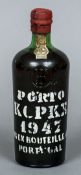 Porto Kopke, 1947 Bottled in 1979, single bottle with wax seal.