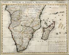 HENRI ABRAHAM CHATELAIN (1684-1743) French Carte du Royaume de Congo,