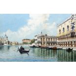 NERETTI (19th/20th century) Italian The Grand Canal, Venice Watercolour Signed,