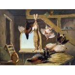 Attributed to BENJAMIN BLAKE (1770-1830) British Larder With Dead Game Oil on canvas Bears