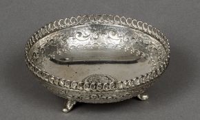 A 925 silver bowl Centred with a classical roundel. 13 cm diameter.