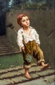 S MARESCA (19th/20th century) Italian Thomas Oil on canvas Signed,