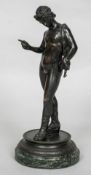 After the Antique (19th century) Narcissus Patinated bronze,