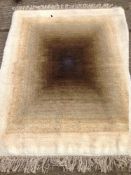 A Karakul wool rug 200 x 156 cm.