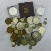 A quantity of coins,