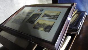 A selection of framed pictures