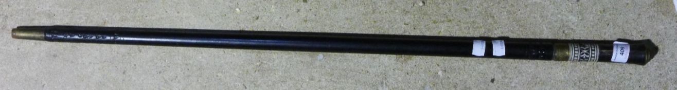 An Indian sword stick