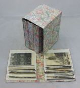 Four albums each containing forty-eight early 1900s/1920s vintage UK topographical postcards (192