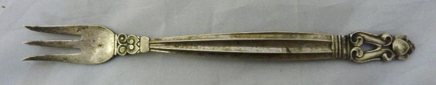 A Jensen silver fork