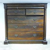 A Victorian mahogany Scottish chest of drawers