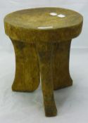 An African tribal wooden stool