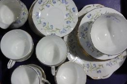 A Duchess Harebell pattern tea set