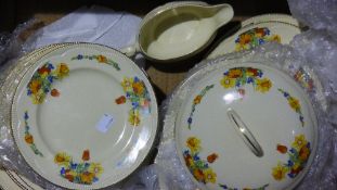 A quantity of Clarice Cliff dinner ware