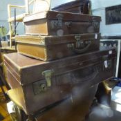 Three vintage cases