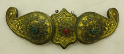A 19th century Indian jewelled buckle