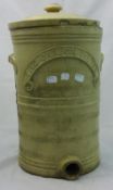 A Victorian stoneware water filter