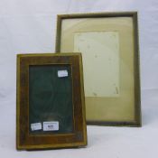 Two leather frames