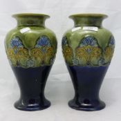 A pair of Royal Doulton stoneware vases by Maud Bowden