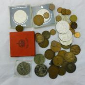 A small collection of coins