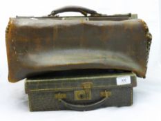 A Gladstone bag and a small overnight case