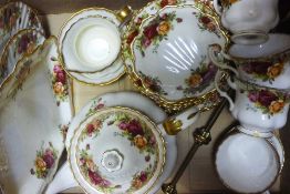 A quantity of Royal Albert Old Country Rose tea ware