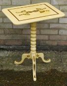 A painted Victorian side table