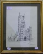 A limited edition print of Ely Cathedral