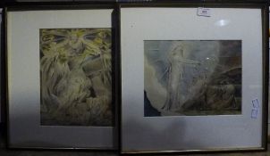 Four William Blake prints,