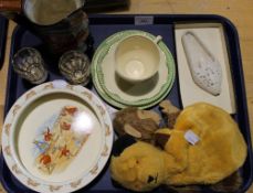 A Bunnykins baby plate,