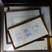 A collection of framed and glazed pictures and prints