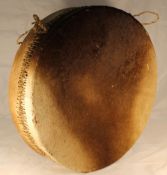 An African hide covered drum