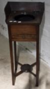 A 19th century mahogany washstand