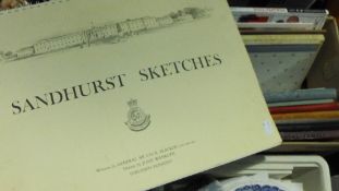 Sandhurst sketches and a small quantity of books,