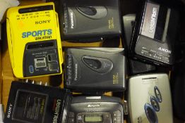 A box vintage Walkman,