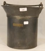 An iron bucket