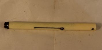 A Victorian ivory propelling pencil by Sampson Mordan & Co