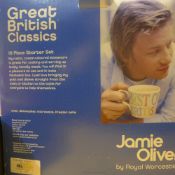 A boxed Jamie Oliver Royal Worcester starter set