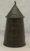 A Huntley & Palmers lantern form biscuit tin